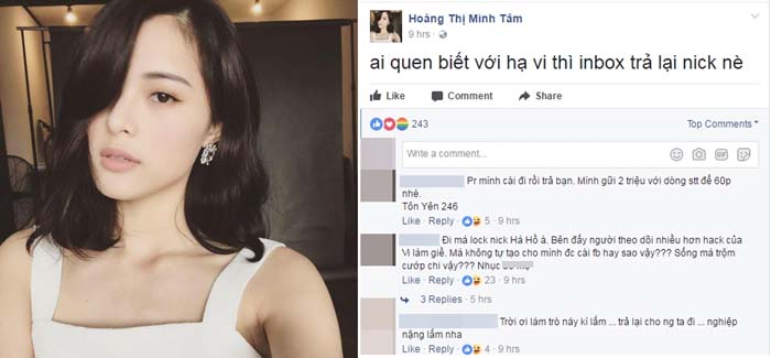 ngoai cuong do la nhieu nghe si cung khon don vi bi lam gia facebook