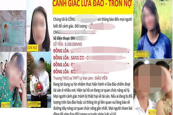 nu giao vien vay tien tren mang ca truong bi khung bo doi no