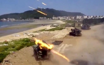 Trung Quốc tập trận mô phỏng tấn công đổ bộ Đài Loan