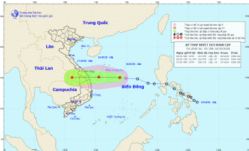Áp thấp nhiệt đới giật cấp 8 có khả năng mạnh thêm, Trung Bộ mưa rất to