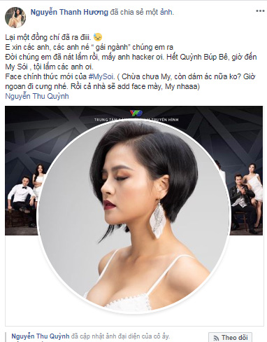 dan gai nganh quynh bup be bi hack facebook lan cave len tieng cau xin