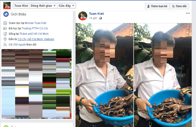 2 con chim bi giam doc doanh nghiep giet thit khoe facebook co phai hong hoang quy hiem