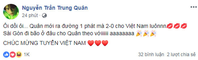 vn vao chung ket sao viet dong thanh goi ten cong phuong ran ran di bao