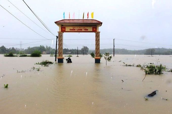 lu rut cham nhieu noi o quang ngai van menh mong nuoc