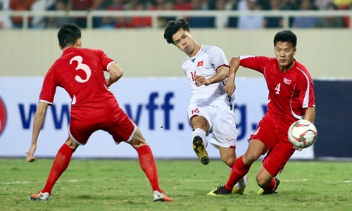 hlv trieu tien chung toi chua choi het suc truoc viet nam