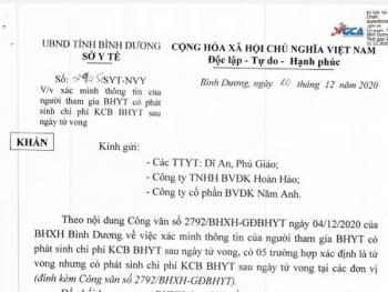 5 người đã chết nhưng vẫn phát sinh chi phí bảo hiểm y tế đều đặn