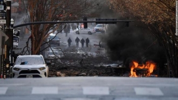 Nhân chứng vụ nổ Nashville: Mọi thứ trên đường đều bốc cháy