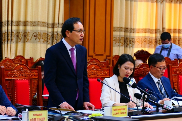 Tổng Giám đốc Samsung Việt Nam thăm Thái Bình và khu công nghiệp Liên Hà Thái